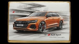 Ciastko lukier Auto Fan PASJA Audi Sport RS Q10