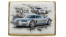 Ciastko lukier Auto Fan PASJA Audi w Ruchu