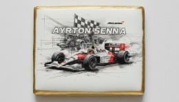 Ciastko lukier Auto Fan PASJA  Ayrton Senna's Power