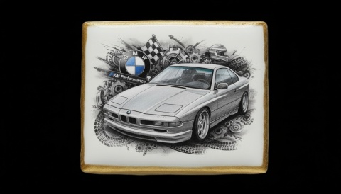 Ciastko lukier Auto Fan PASJA BMW M Series Cookie