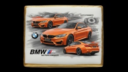 Ciastko lukier Auto Fan PASJA BMW M4 Performance