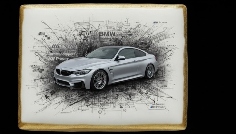 Ciastko lukier Auto Fan PASJA BMW M4