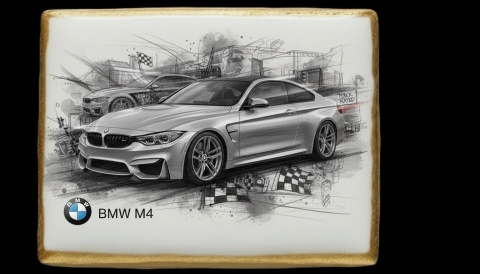 Ciastko lukier Auto Fan PASJA BMW M4