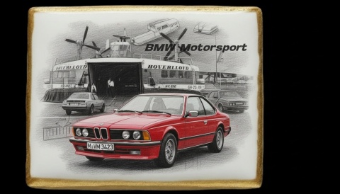 Ciastko lukier Auto Fan PASJA BMW Motorsport Czarująca Dynamika