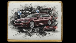Ciastko lukier Auto Fan PASJA BMW i Pasja Ruchu