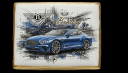Ciastko lukier Auto Fan PASJA Bentley Elegance