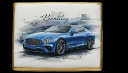 Ciastko lukier Auto Fan PASJA Bentley