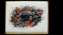 Ciastko lukier Auto Fan PASJA Bugatti Passion