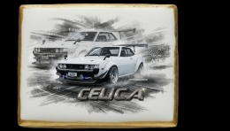 Ciastko lukier Auto Fan PASJA Celica w akcji