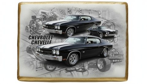 Ciastko lukier Auto Fan PASJA Chevrolet Chevelle