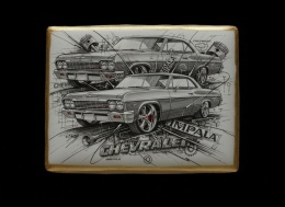 Ciastko lukier Auto Fan PASJA Chevrolet Impala