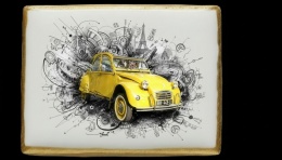 Ciastko lukier Auto Fan PASJA Citroën 2CV