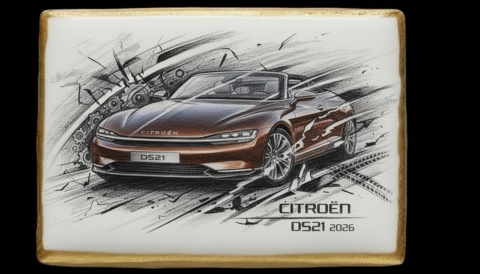 Ciastko lukier Auto Fan PASJA Citroën DS21 2026