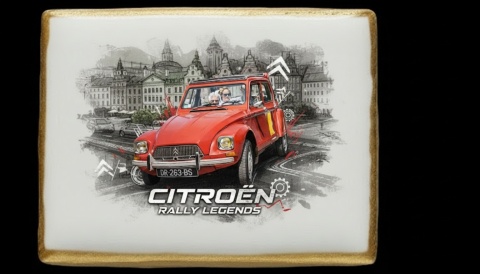 Ciastko lukier Auto Fan PASJA  Citroën Rally Legends