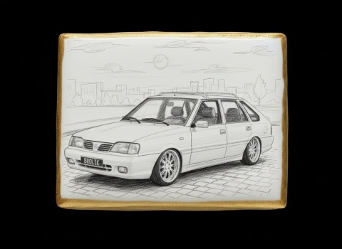 Ciastko lukier Auto Fan PASJA Czar Klasyki na Asfalcie