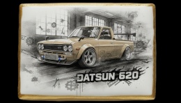 Ciastko lukier Auto Fan PASJA Datsun 620