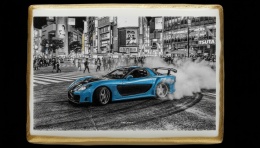 Ciastko lukier Auto Fan PASJA  Ekstrawagancki Dynamizm w Japońskim Stylu