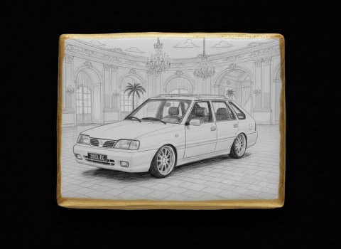 Ciastko lukier Auto Fan PASJA Elegancja na Czterech Kołach