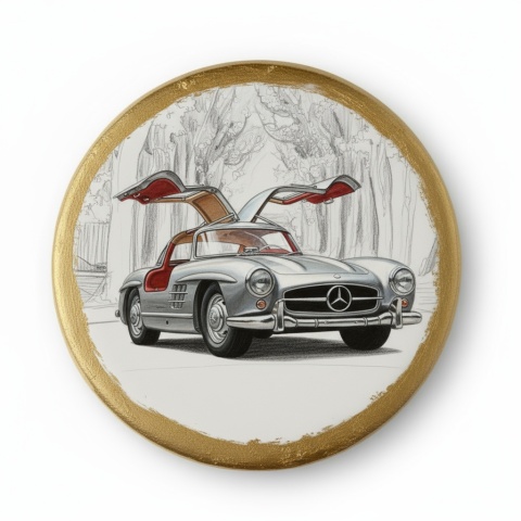 Ciastko lukier Auto Fan PASJA Elegancka Pamiątka