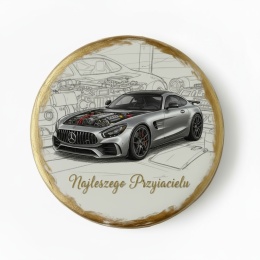 Ciastko lukier Auto Fan PASJA Elegancka Pamiątka