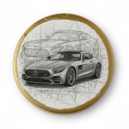 Ciastko lukier Auto Fan PASJA Elegancka Pamiątka