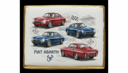 Ciastko lukier Auto Fan PASJA FIAT ABARTH