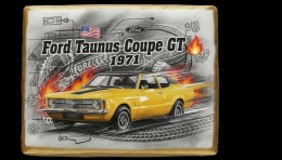 Ciastko lukier Auto Fan PASJA Ford Taunus Coupe GT 1971