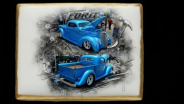 Ciastko lukier Auto Fan PASJA Ford w Ruchu