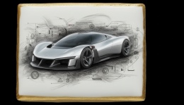 Ciastko lukier Auto Fan PASJA  Futurystyczna Elegancja