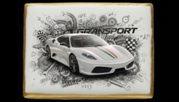 Ciastko lukier Auto Fan PASJA GRANSPORT