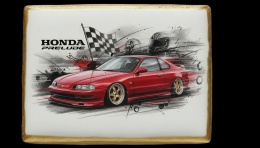 Ciastko lukier Auto Fan PASJA HONDA PRELUDE