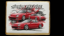 Ciastko lukier Auto Fan PASJA Honda Prelude