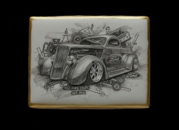Ciastko lukier Auto Fan PASJA Hot Rod Emocji