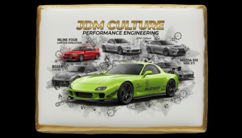 Ciastko lukier Auto Fan PASJA JDM CULTURE Performance Engineering