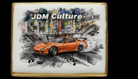 Ciastko lukier Auto Fan PASJA  JDM Culture