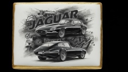 Ciastko lukier Auto Fan PASJA Jaguar Esencja Ruchu