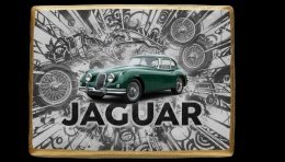 Ciastko lukier Auto Fan PASJA Jaguar XK120