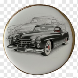 Ciastko lukier Auto Fan PASJA  Klasyczna Elegancja na Kółkach
