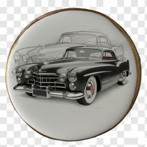 Ciastko lukier Auto Fan PASJA  Klasyczna Elegancja na Kółkach