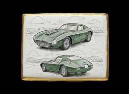 Ciastko lukier Auto Fan PASJA  Klasyczna Elegancja w Ruchu