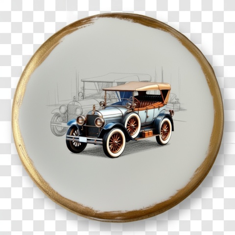 Ciastko lukier Auto Fan PASJA  Klasyczna Elegancja w Ruchu