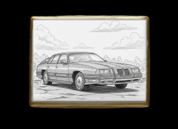Ciastko lukier Auto Fan PASJA  Klasyczna Elegancja