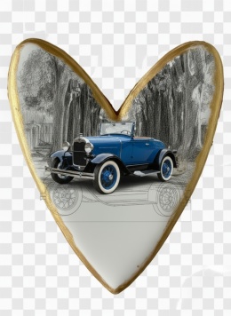 Ciastko lukier Auto Fan PASJA  Klasyczna Elegancja
