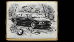 Ciastko lukier Auto Fan PASJA  Klasyczny Dynamizm BMW