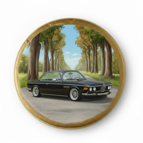 Ciastko lukier Auto Fan PASJA Klasyczny Elegancki Czar