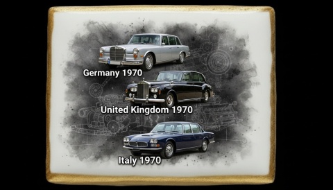 Ciastko lukier Auto Fan PASJA  Klasyki Motoryzacji 1970
