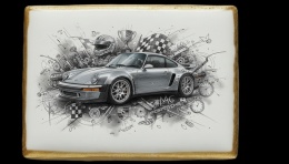 Ciastko lukier Auto Fan PASJA Kultowa Legenda Szybkości