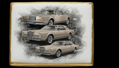 Ciastko lukier Auto Fan PASJA LINCOLN LEGEND