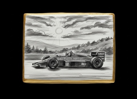 Ciastko lukier Auto Fan PASJA LOTUS FORMULA 1