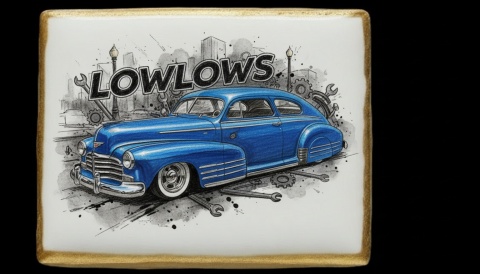 Ciastko lukier Auto Fan PASJA LOWLOWS